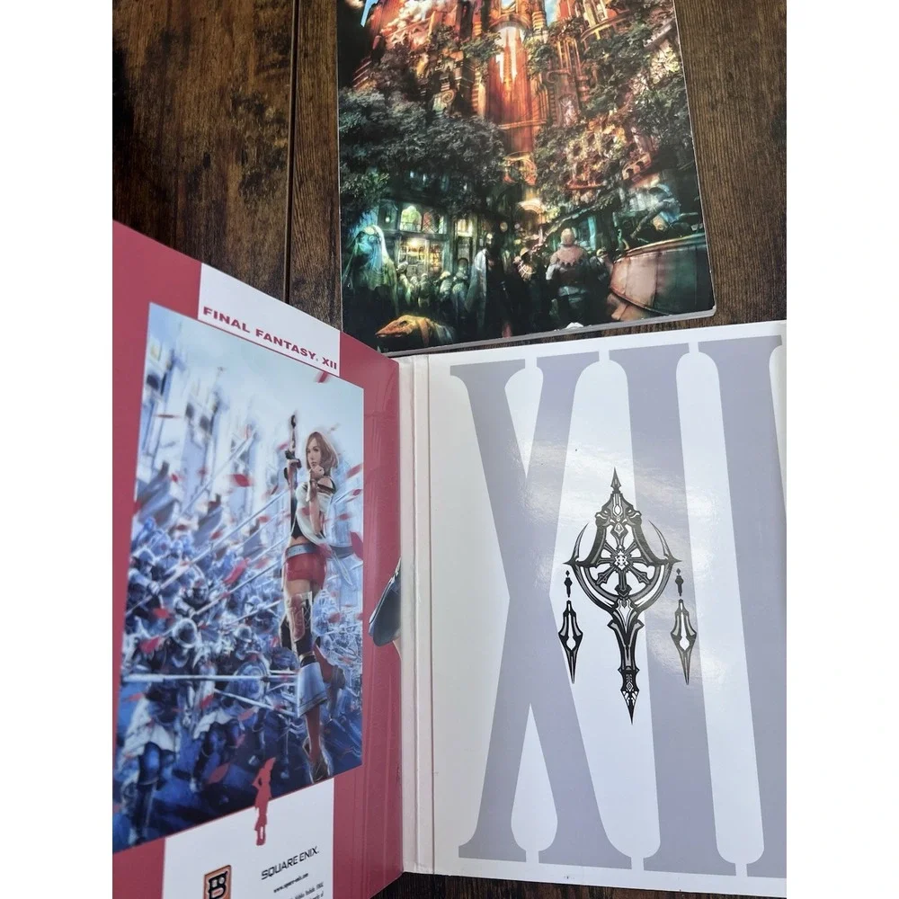 Final Fantasy XII Strategy Guide Limited Edition & Art Collection BradyGames Set